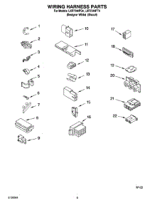 06 - Wiring Harness Parts parts for Whirlpool Washer LXR7244PQ4 from AppliancePartsPros.com