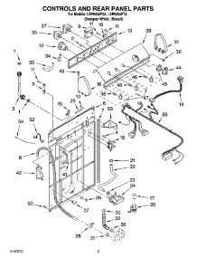 02 - Controls And Rear Panel Parts parts for Whirlpool Washer LSR9434PT4 from AppliancePartsPros.com