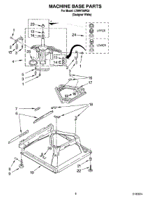 05 - Machine Base Parts parts for Whirlpool Washer LSW9700PQ2 from AppliancePartsPros.com