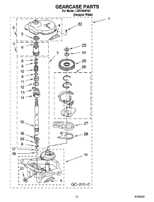 08 - Gearcase Parts parts for Whirlpool Washer LSR7300PQ2 from AppliancePartsPros.com