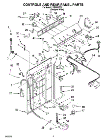 02 - Controls And Rear Panel Parts parts for Whirlpool Washer LSQ9030PQ5 from AppliancePartsPros.com