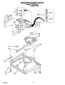 04 - Machine Base Parts parts for Whirlpool Washer LSQ9030PQ5 from AppliancePartsPros.com