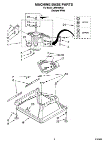 05 - Machine Base Parts parts for Whirlpool Washer LSR5132PQ3 from AppliancePartsPros.com