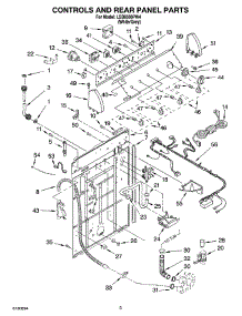 02 - Controls And Rear Panel Parts parts for Whirlpool Washer LSB6500PW4 from AppliancePartsPros.com