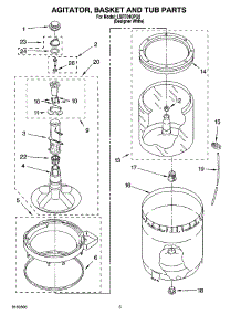 03 - Agitator, Basket And Tub Parts parts for Whirlpool Washer LSR7010PQ2 from AppliancePartsPros.com