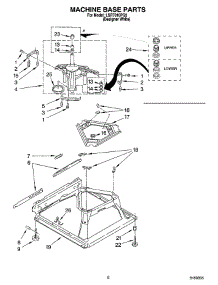 05 - Machine Base Parts parts for Whirlpool Washer LSR7010PQ2 from AppliancePartsPros.com