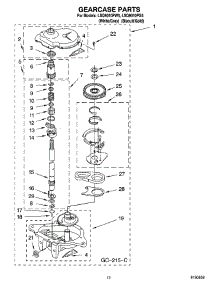 08 - Gearcase Parts parts for Whirlpool Washer LSQ9010PG5 from AppliancePartsPros.com