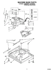 05 - Machine Base Parts parts for Whirlpool Washer LSN3000PG4 from AppliancePartsPros.com