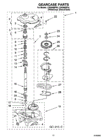 08 - Gearcase Parts parts for Whirlpool Washer LSN3000PG4 from AppliancePartsPros.com