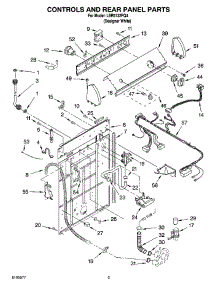 02 - Controls And Rear Panel Parts parts for Whirlpool Washer LSR5132PQ4 from AppliancePartsPros.com
