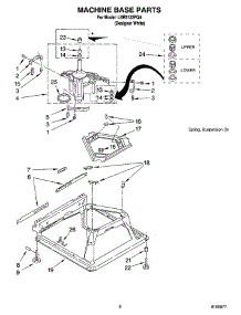05 - Machine Base Parts parts for Whirlpool Washer LSR5132PQ4 from AppliancePartsPros.com