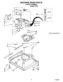 05 - Machine Base Parts parts for Whirlpool Washer LSC5000PQ2 from AppliancePartsPros.com
