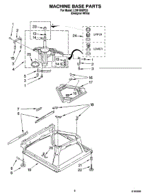 05 - Machine Base Parts parts for Whirlpool Washer LSN1000PQ3 from AppliancePartsPros.com