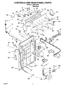 02 - Controls And Rear Panel Parts parts for Whirlpool Washer LSQ9110PW4 from AppliancePartsPros.com