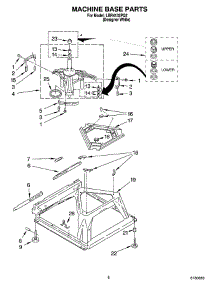 05 - Machine Base Parts parts for Whirlpool Washer LBR4132PQ2 from AppliancePartsPros.com