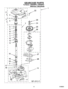 08 - Gearcase Parts parts for Whirlpool Washer LSQ9659PW4 from AppliancePartsPros.com