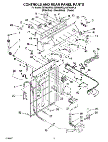 02 - Controls And Rear Panel Parts parts for Whirlpool Washer GST9630PG3 from AppliancePartsPros.com