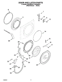 02 - Door And Latch Parts parts for Whirlpool Washer GHW9460PL1 from AppliancePartsPros.com