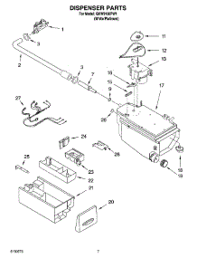 04 - Dispenser Parts parts for Whirlpool Washer GHW9160PW1 from AppliancePartsPros.com