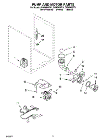 06 - Pump And Motor Parts, Optional Parts (Not Included) parts for Whirlpool Washer GHW9400PL1 from AppliancePartsPros.com