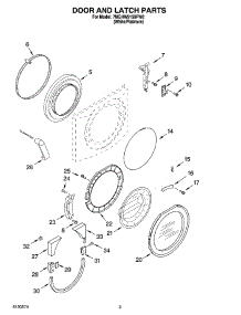 02 - Door And Latch Parts parts for Whirlpool Washer 7MGHW9150PW0 from AppliancePartsPros.com