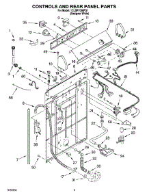 02 - Controls And Rear Panel Parts parts for Whirlpool Washer 1CLSR7010PQ1 from AppliancePartsPros.com