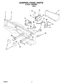 02 - Control Panel Parts parts for Whirlpool Washer LHW0050PQ2 from AppliancePartsPros.com
