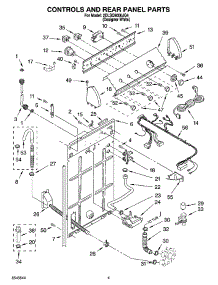 02 - Controls And Rear Panel Parts parts for Whirlpool Washer 2DLSQ8000JQ4 from AppliancePartsPros.com