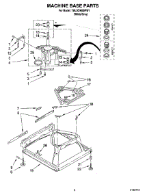 05 - Machine Base Parts parts for Whirlpool Washer 7MLSC9000PW1 from AppliancePartsPros.com