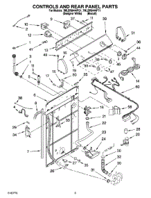 02 - Controls And Rear Panel Parts parts for Whirlpool Washer 7MLBR8444PQ1 from AppliancePartsPros.com
