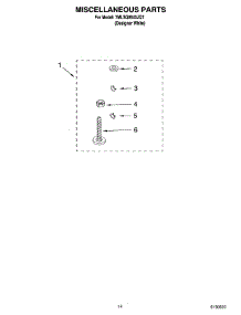 10 - Miscellaneous  Parts, Optional Parts (Not Included) parts for Whirlpool Washer 7MLSQ8543JQ7 from AppliancePartsPros.com
