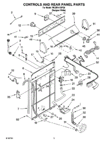 02 - Controls And Rear Panel Parts parts for Whirlpool Washer 7MLBR4122PQ0 from AppliancePartsPros.com