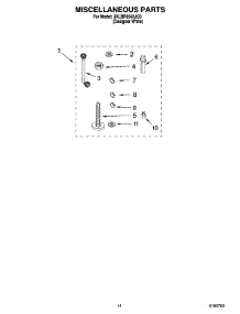 10 - Miscellaneous  Parts, Optional Parts (Not Included) parts for Whirlpool Washer 3XLBR8543JQ3 from AppliancePartsPros.com