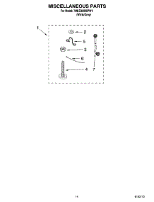 10 - Miscellaneous  Parts, Optional Parts (Not Included) parts for Whirlpool Washer 7MLSQ8000PW1 from AppliancePartsPros.com