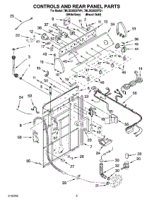 02 - Controls And Rear Panel Parts parts for Whirlpool Washer 7MLSQ9659PW1 from AppliancePartsPros.com