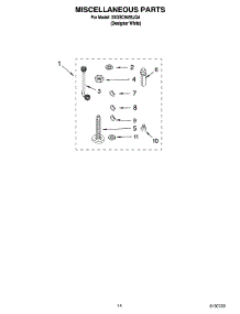 10 - Miscellaneous  Parts, Optional Parts (Not Included) parts for Whirlpool Washer 3XGSC9455JQ4 from AppliancePartsPros.com
