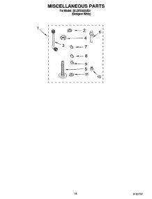 10 - Miscellaneous  Parts, Optional Parts (Not Included) parts for Whirlpool Washer 3XLBR5432JQ3 from AppliancePartsPros.com