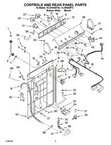 02 - Controls And Rear Panel Parts parts for Whirlpool Washer 1CLSR9434PT0 from AppliancePartsPros.com