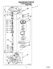 08 - Gearcase Parts parts for Whirlpool Washer 3RLSQ8533JQ4 from AppliancePartsPros.com