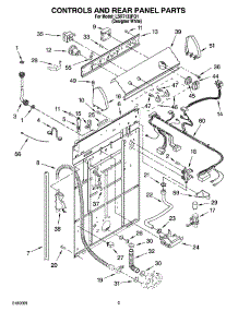 02 - Controls And Rear Panel Parts parts for Whirlpool Washer LSR7133PQ1 from AppliancePartsPros.com