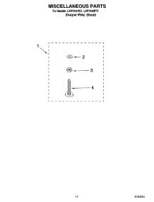 10 - Miscellaneous  Parts, Optional Parts parts for Whirlpool Washer LXR7244PT1 from AppliancePartsPros.com