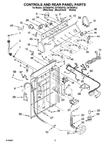 02 - Controls And Rear Panel Parts parts for Whirlpool Washer GST9630PL2 from AppliancePartsPros.com