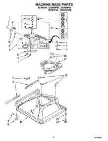 05 - Machine Base Parts parts for Whirlpool Washer LSQ9659PG3 from AppliancePartsPros.com