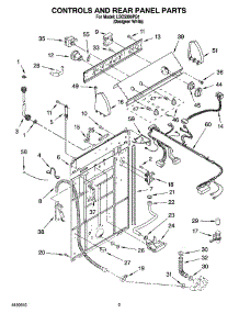 02 - Controls And Rear Panel Parts parts for Whirlpool Washer LSC5000PQ1 from AppliancePartsPros.com