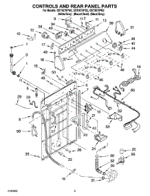 02 - Controls And Rear Panel Parts parts for Whirlpool Washer GST9679PW2 from AppliancePartsPros.com