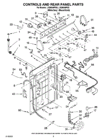 02 - Controls And Rear Panel Parts parts for Whirlpool Washer LSQ9549PG3 from AppliancePartsPros.com