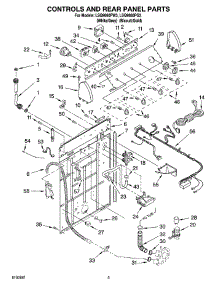 02 - Controls And Rear Panel Parts parts for Whirlpool Washer LSQ9660PG3 from AppliancePartsPros.com