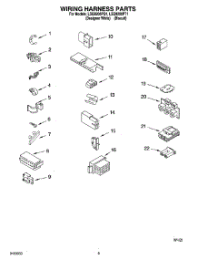 06 - Wiring Harness Parts parts for Whirlpool Washer LSQ9200PQ1 from AppliancePartsPros.com
