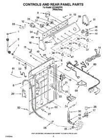 02 - Controls And Rear Panel Parts parts for Whirlpool Washer LSC9000PW1 from AppliancePartsPros.com