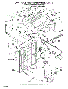 02 - Controls And Rear Panel Parts parts for Whirlpool Washer LSQ9650PW3 from AppliancePartsPros.com